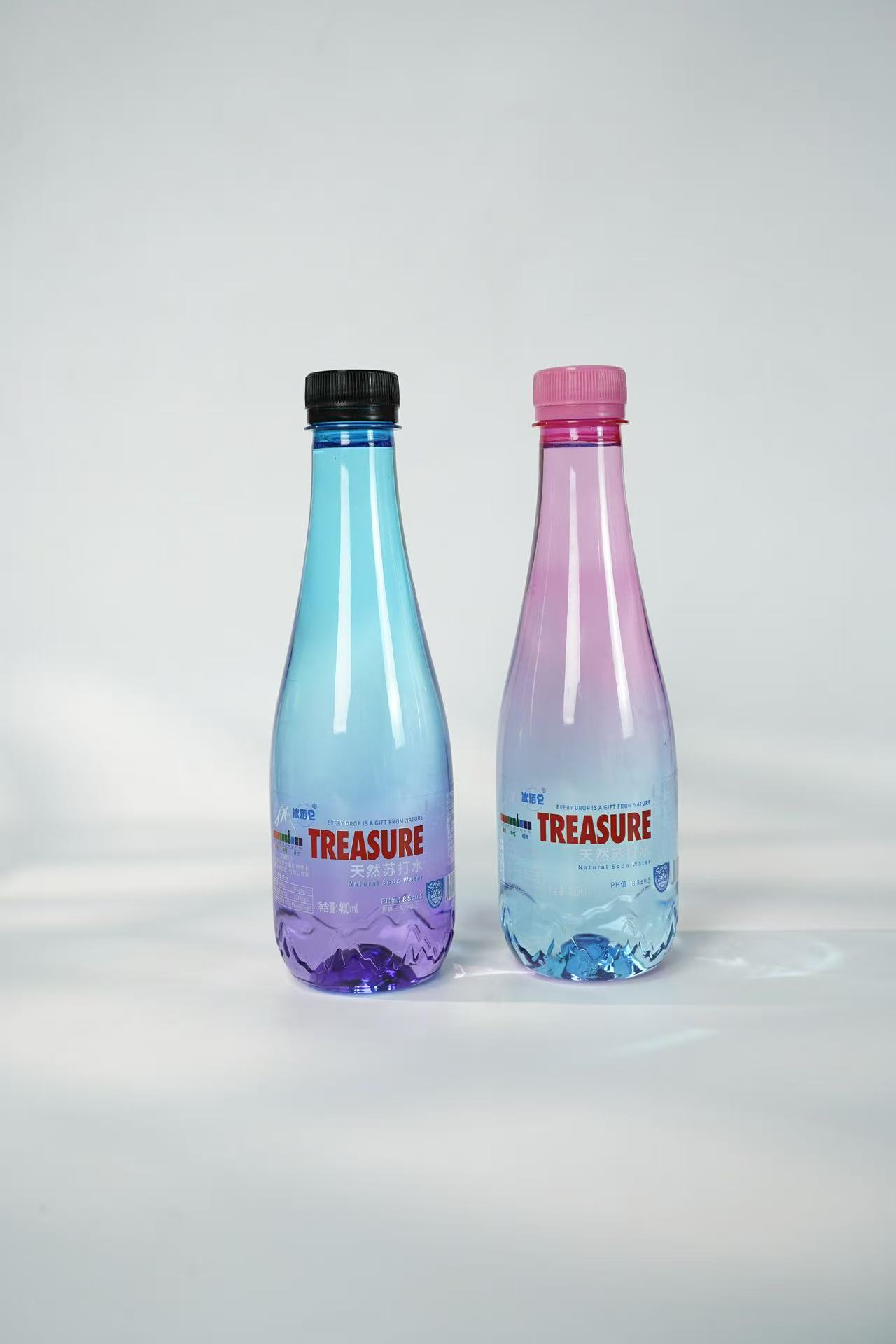 PET two-color gradient preform